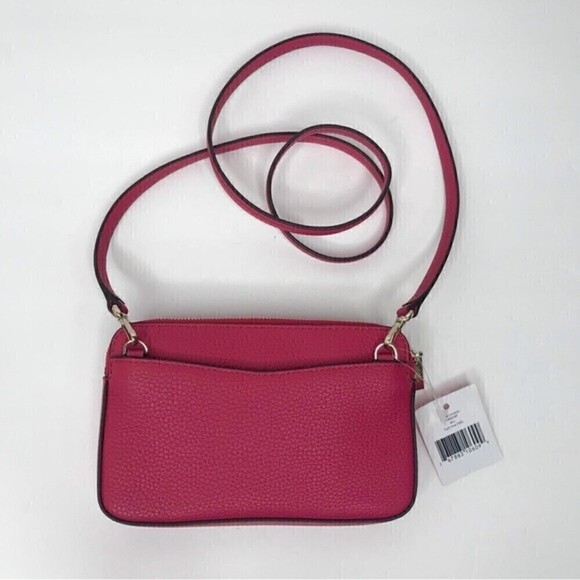New! Kate Spade Leila Small Tab Pebbled Leather Crossbody Phone Wallet Bag - Picture 4 of 13